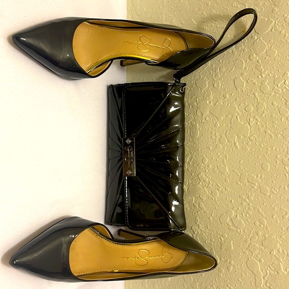 JESSICA SIMPSON ZOE WRISTLET WALLET Black - Picture 9 of 9